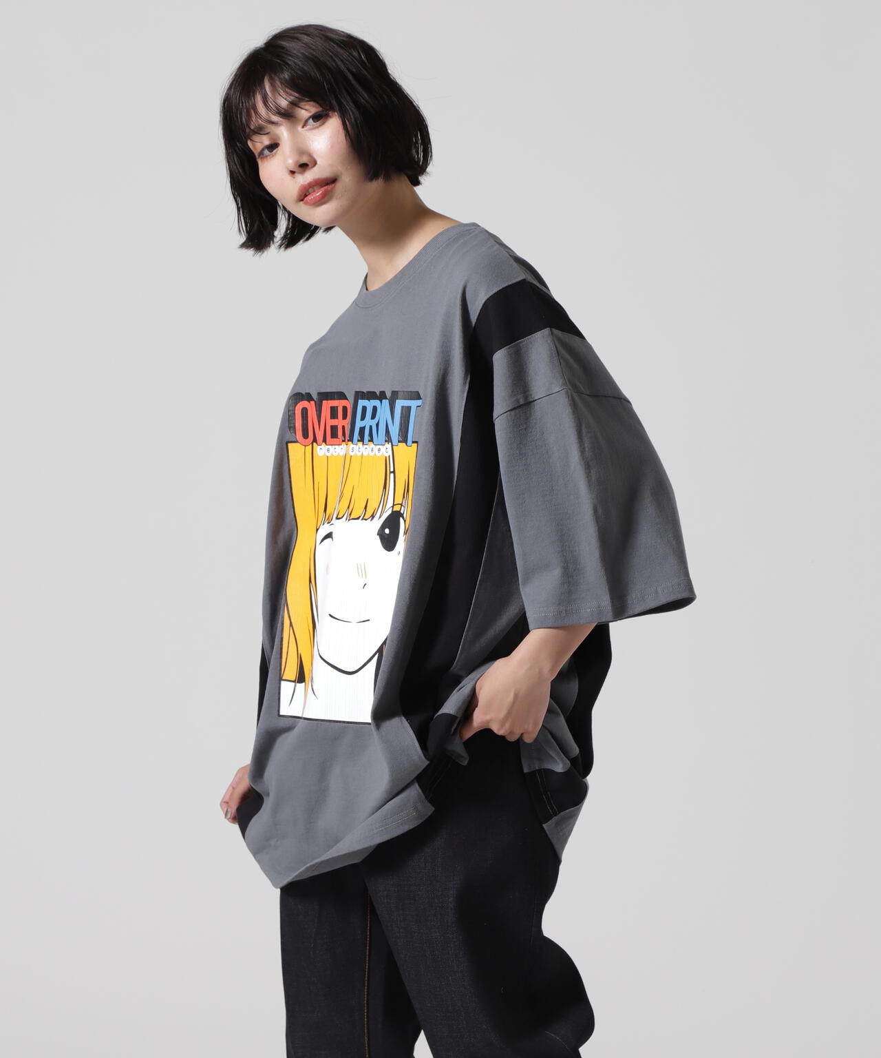 overprint/オーバープリント/COVER TEE