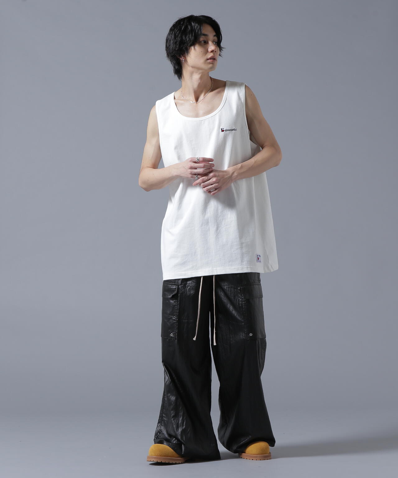 【WEB&DEPOT限定】DankeSchon/ダンケシェーン/16OE TANKTOP LOGO