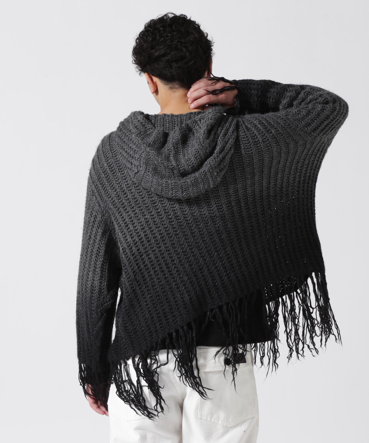 DankeSchon/ダンケシェーン/GRADATION KNIT HOODIE