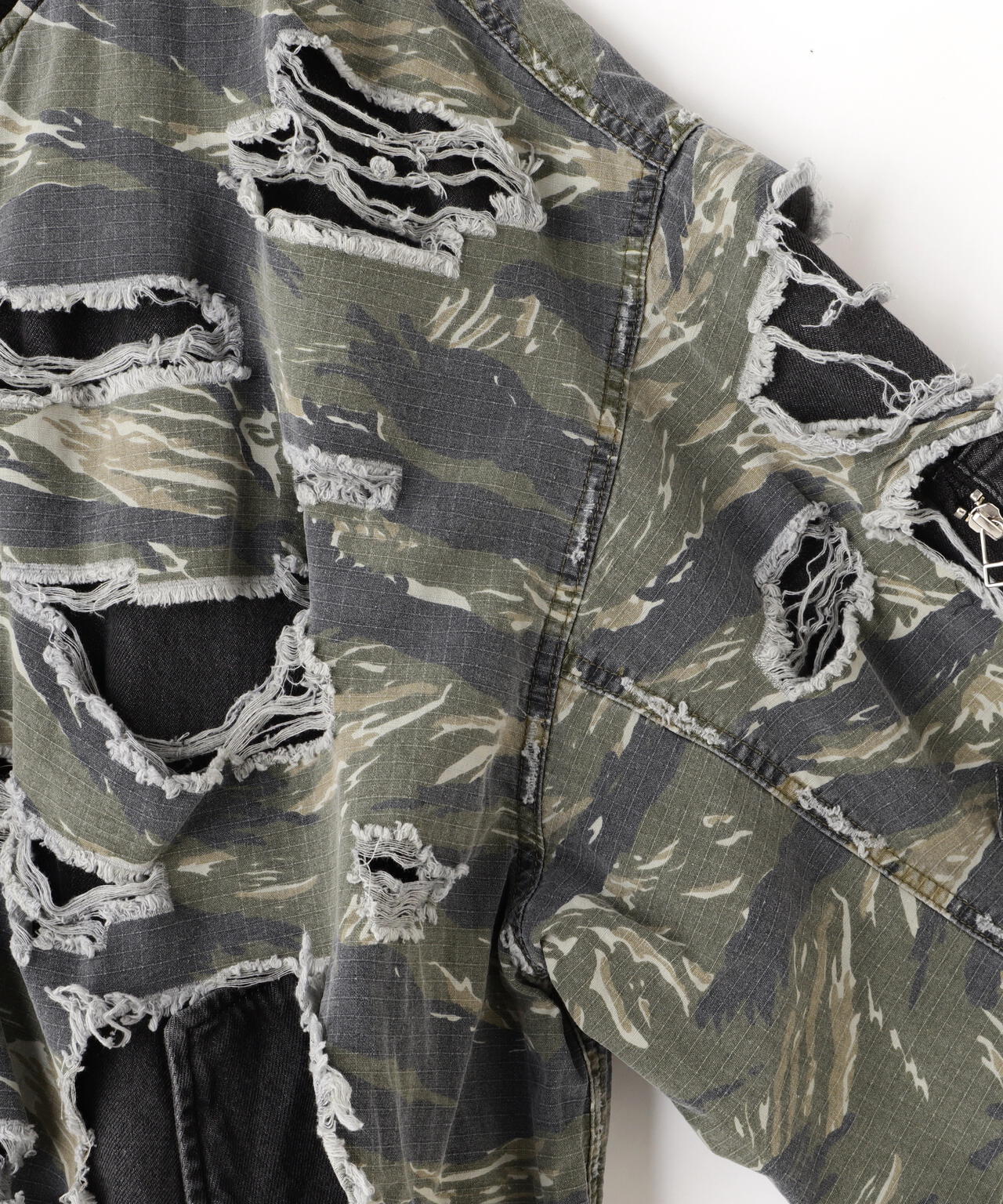 DankeSchon/ダンケシェーン/LAYER RIPSTOP CAMO&DENIM MA-1