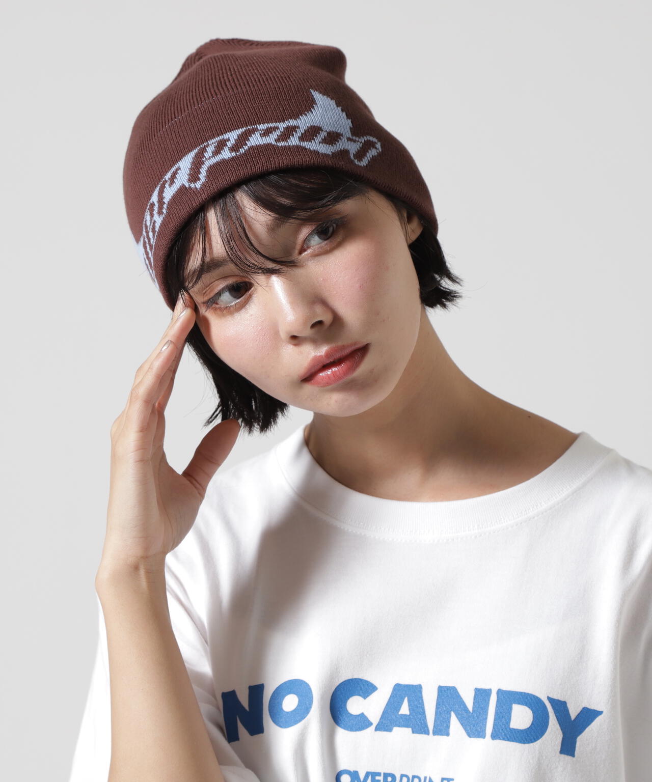 overprint/オーバープリント/SATAN KNIT BEANIE
