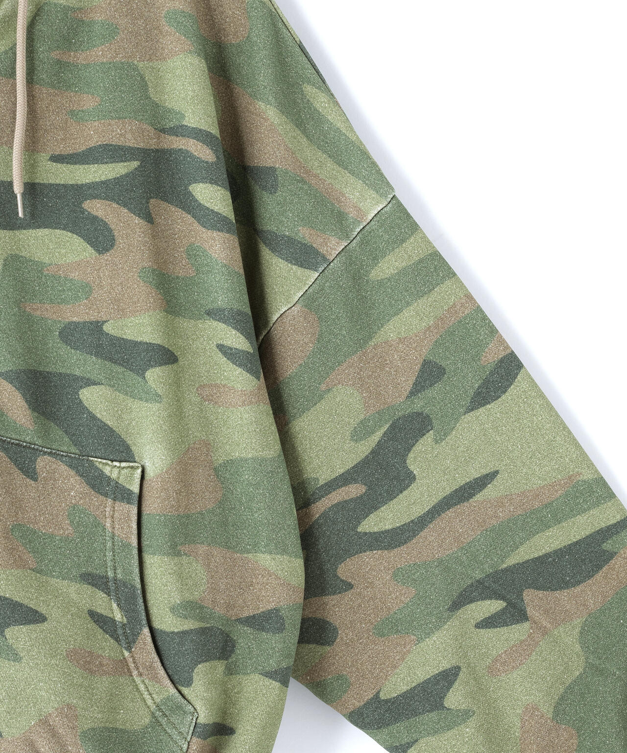WHITELAND/ホワイトランド/ZIP UP CAMO HOODIE
