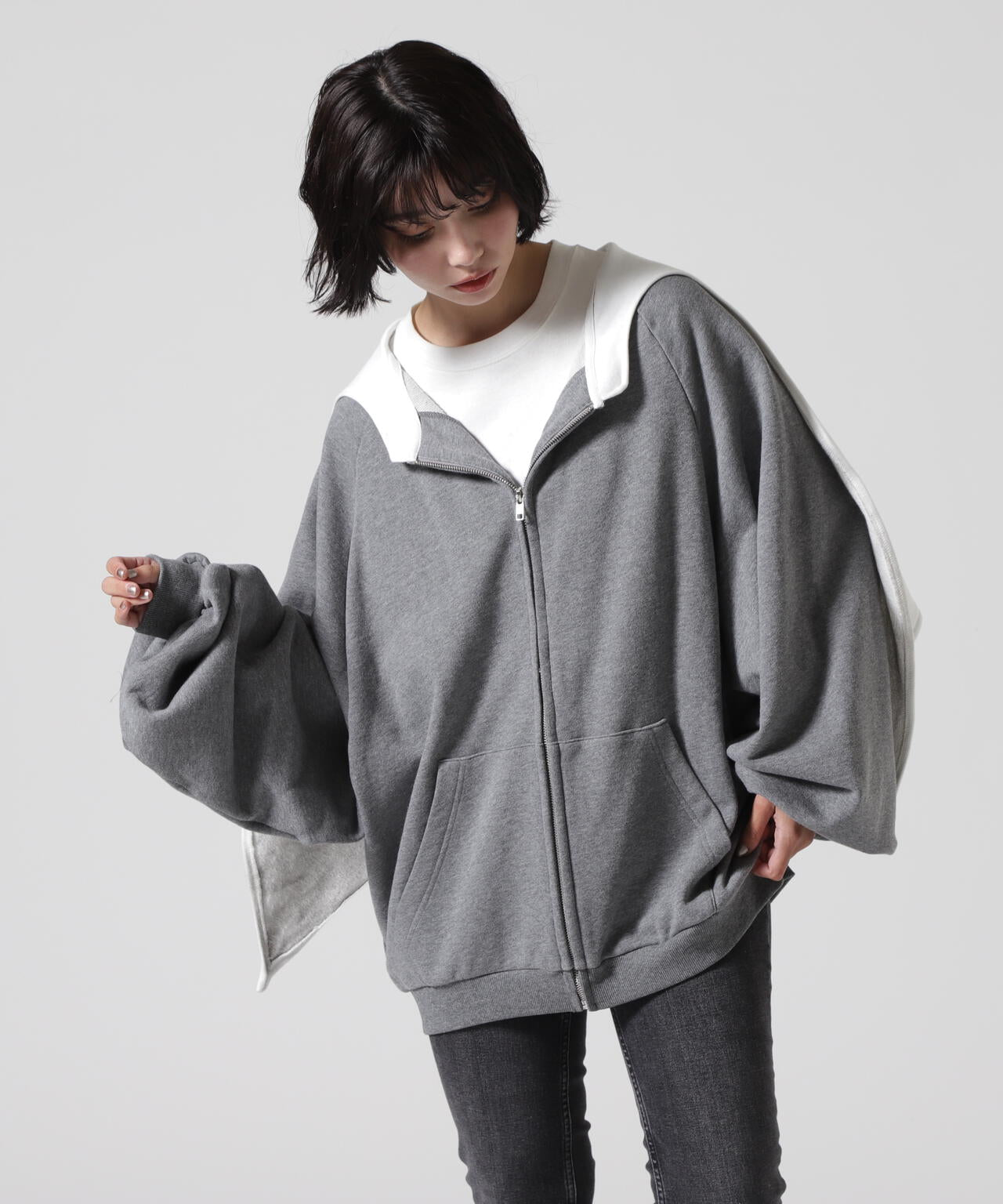 Praying/プレイング/TOWEL SHROUD HOODIE