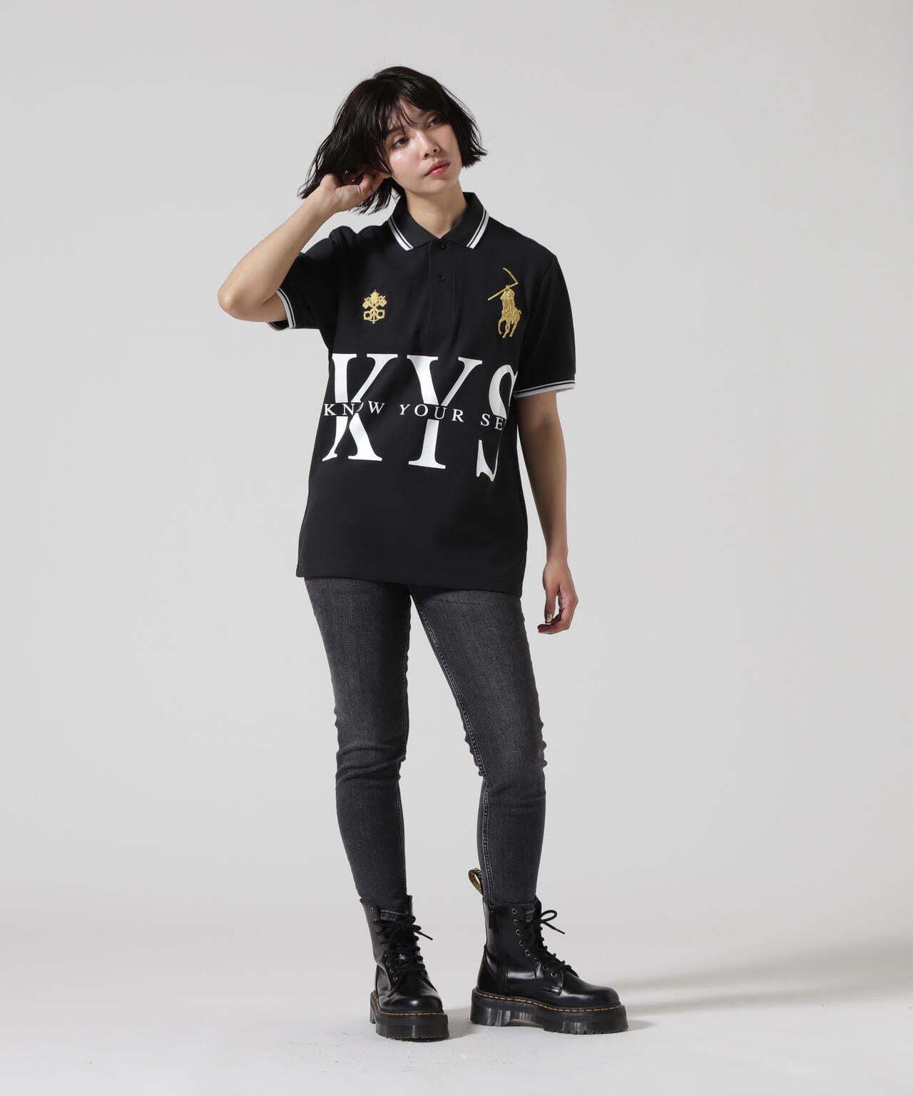 Praying/プレイング/MENS KYS POLO