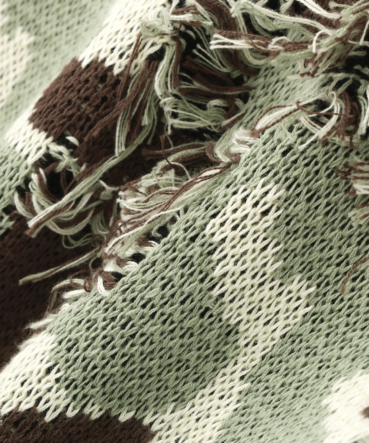 DankeSchon/ダンケシェーン/CAMO KNIT CREWNECK