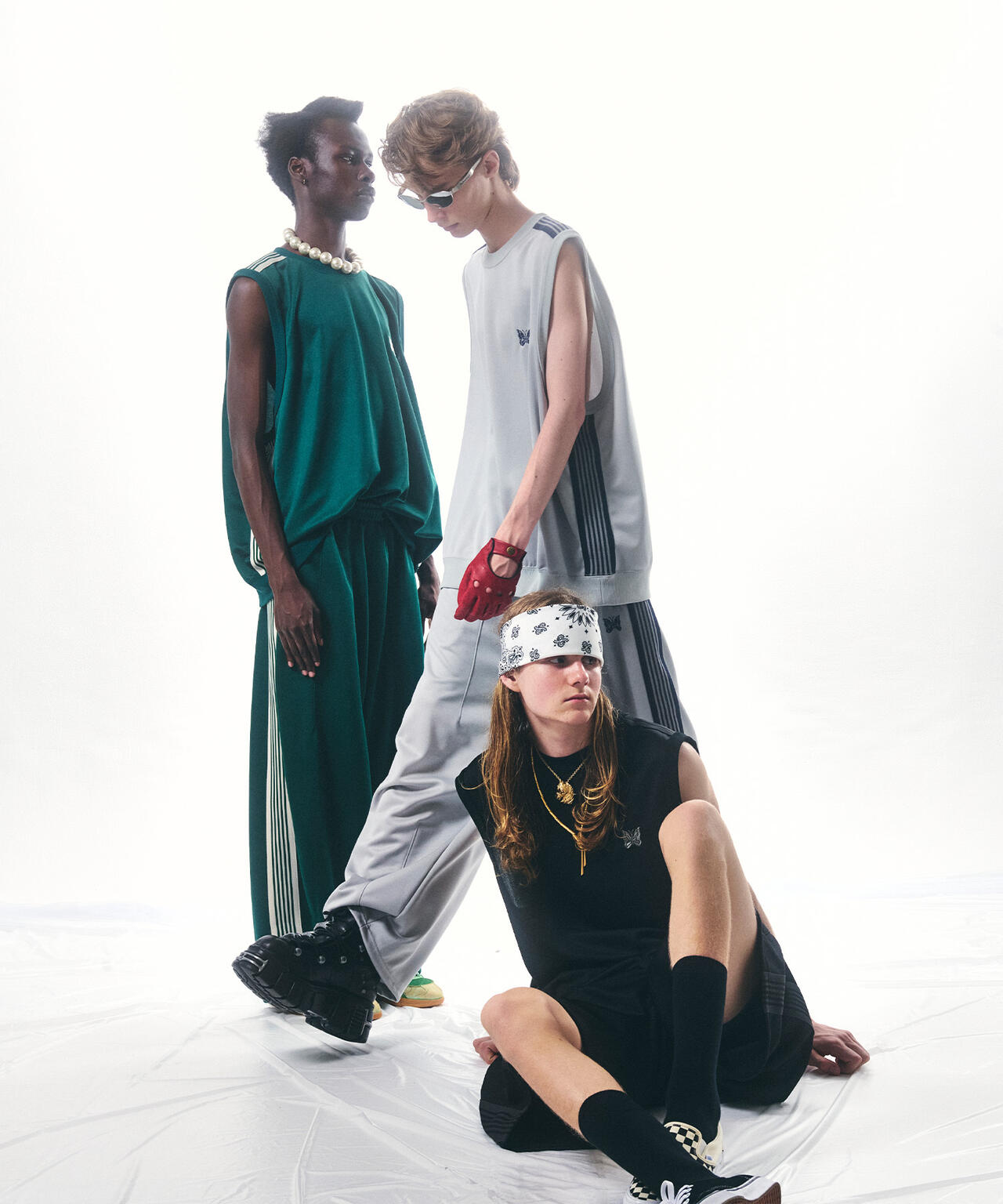 NEEDLES/ニードルズ/【LHP EXCLUSIVE】TRACK CREW NECK