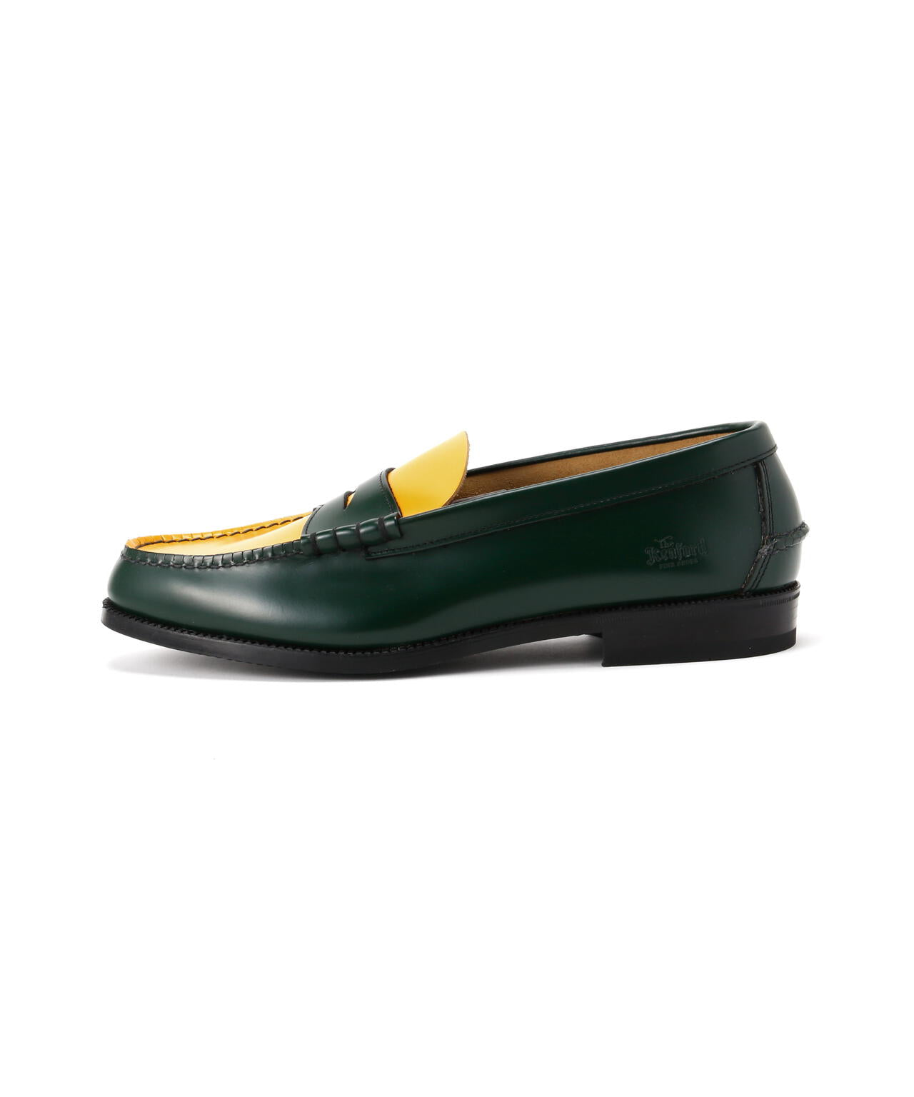 The Kenford Fineshoes/ケンフォードファインシューズ/COIN LOAFERS GREEN×YELLOW
