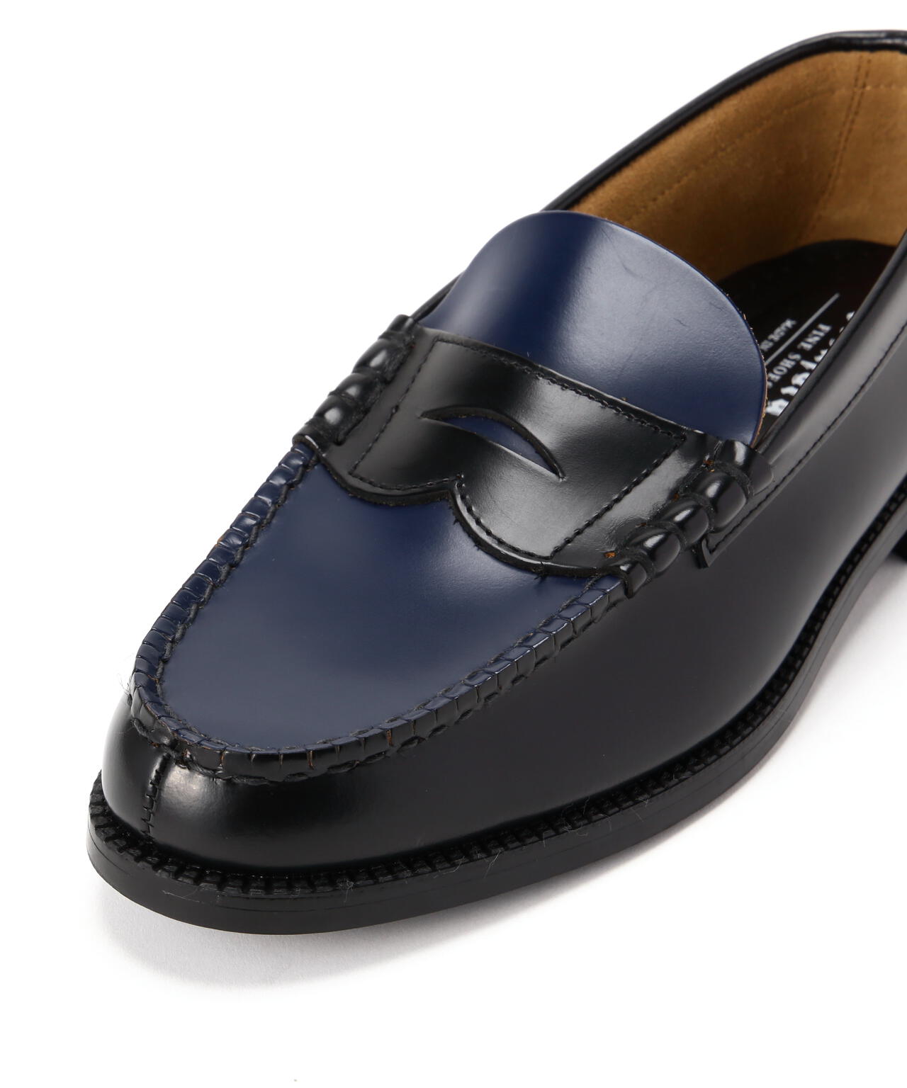 The Kenford Fineshoes/ケンフォードファインシューズ/COIN LOAFERS BLACK×NAVY