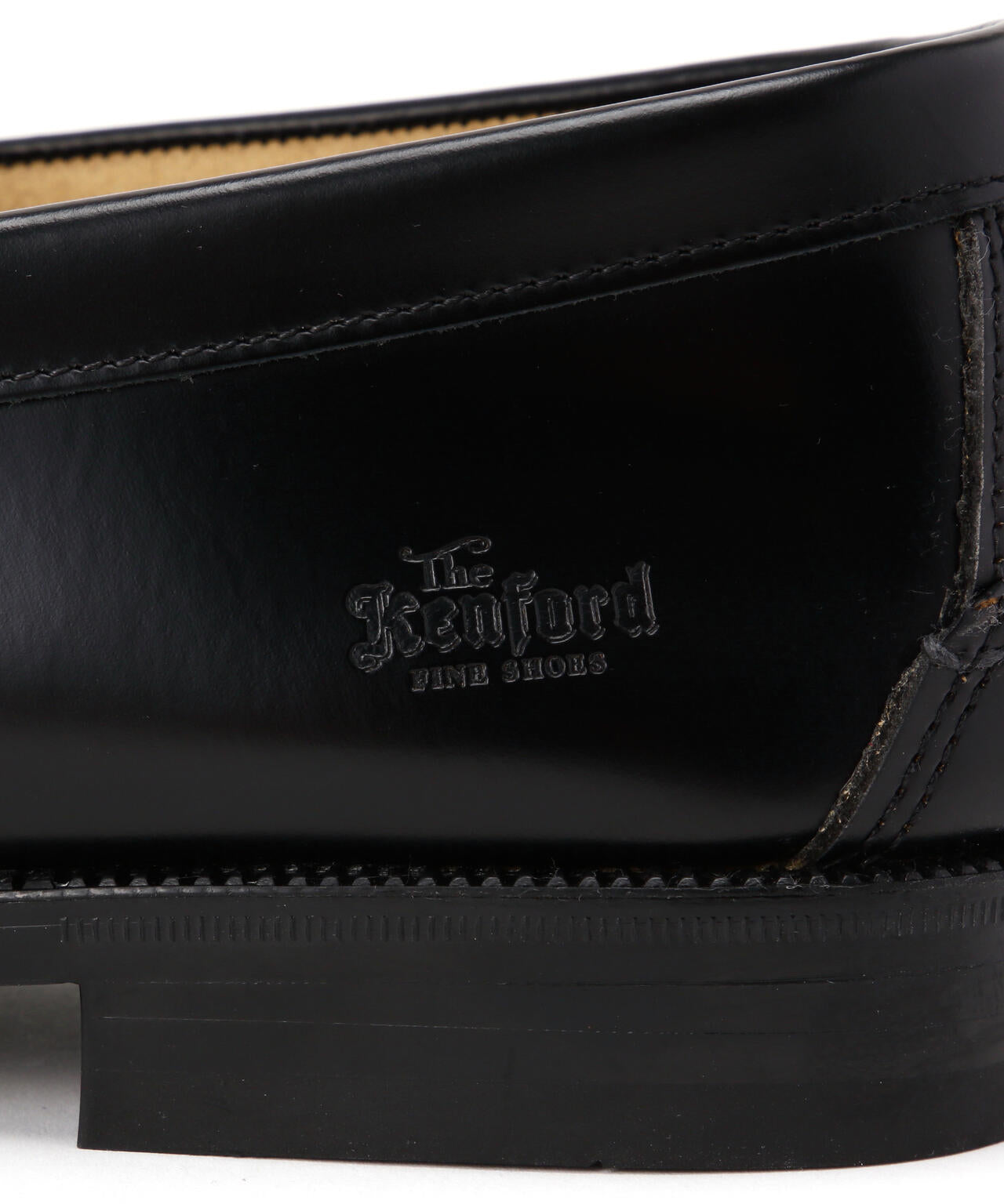 The Kenford Fineshoes/ケンフォードファインシューズ/COIN LOAFERS BLACK×RED