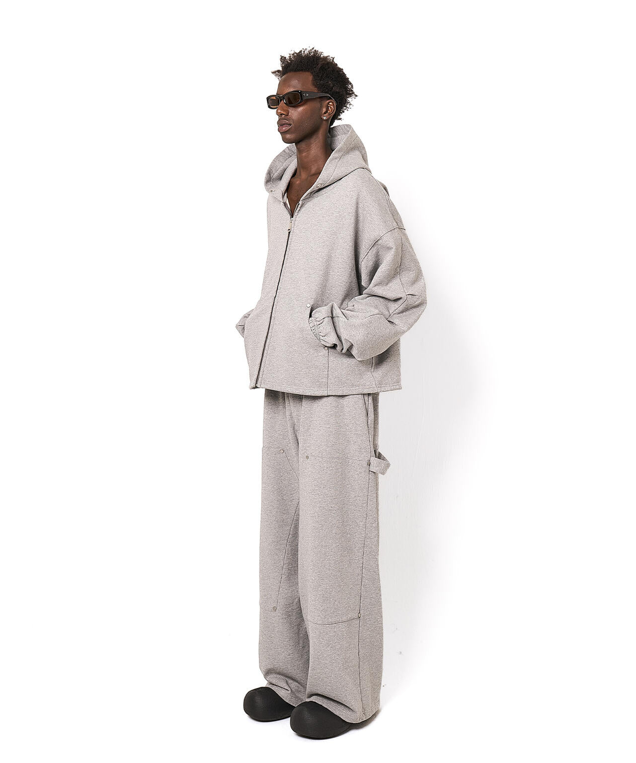 DankeSchon/ダンケシェーン/480HW SWEAT W-KNEE PAINTER PANTS