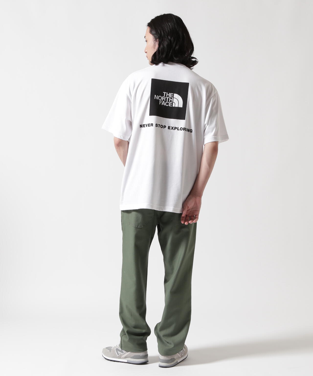 THE NORTH FACE/ザ・ノースフェイス/BACK SQUARE LOGO TEE
