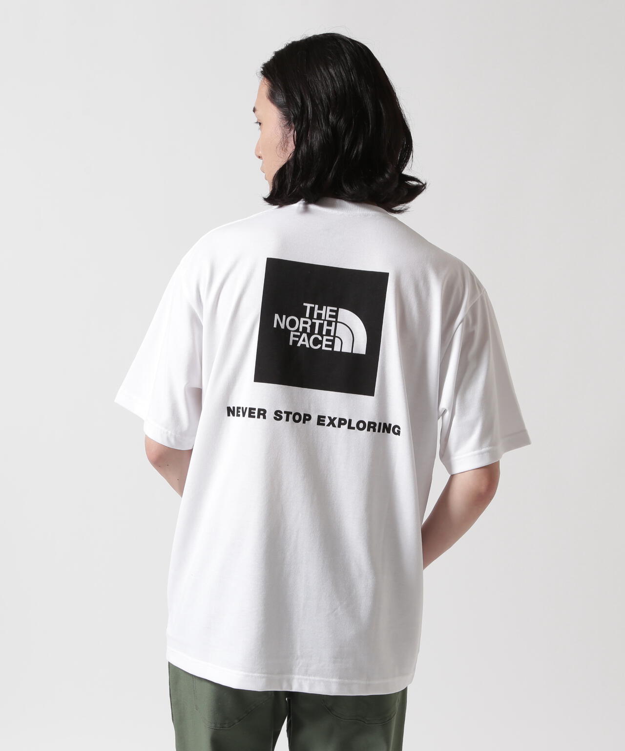 THE NORTH FACE/ザ・ノースフェイス/BACK SQUARE LOGO TEE