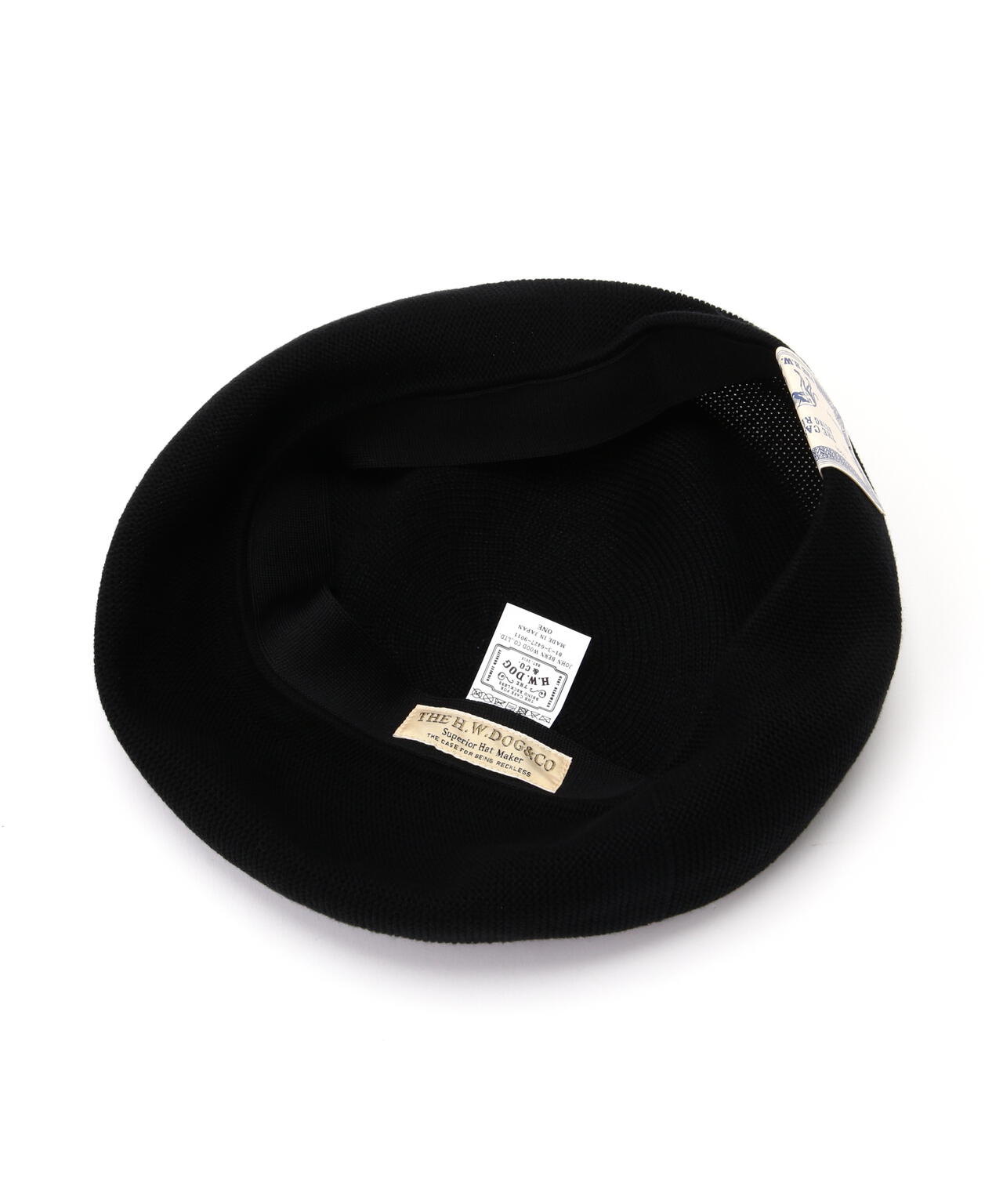 THE H.W.DOG&CO./ザエイチダブリュードッグアンドコー/COTTON BIG BERET