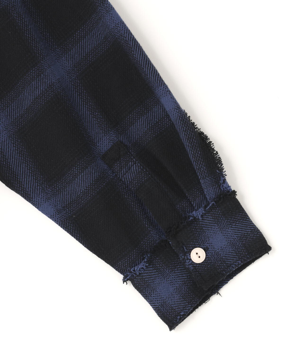 DankeSchon/ダンケシェーン/FLANNEL DAMAGE SHIRTS OMBRE