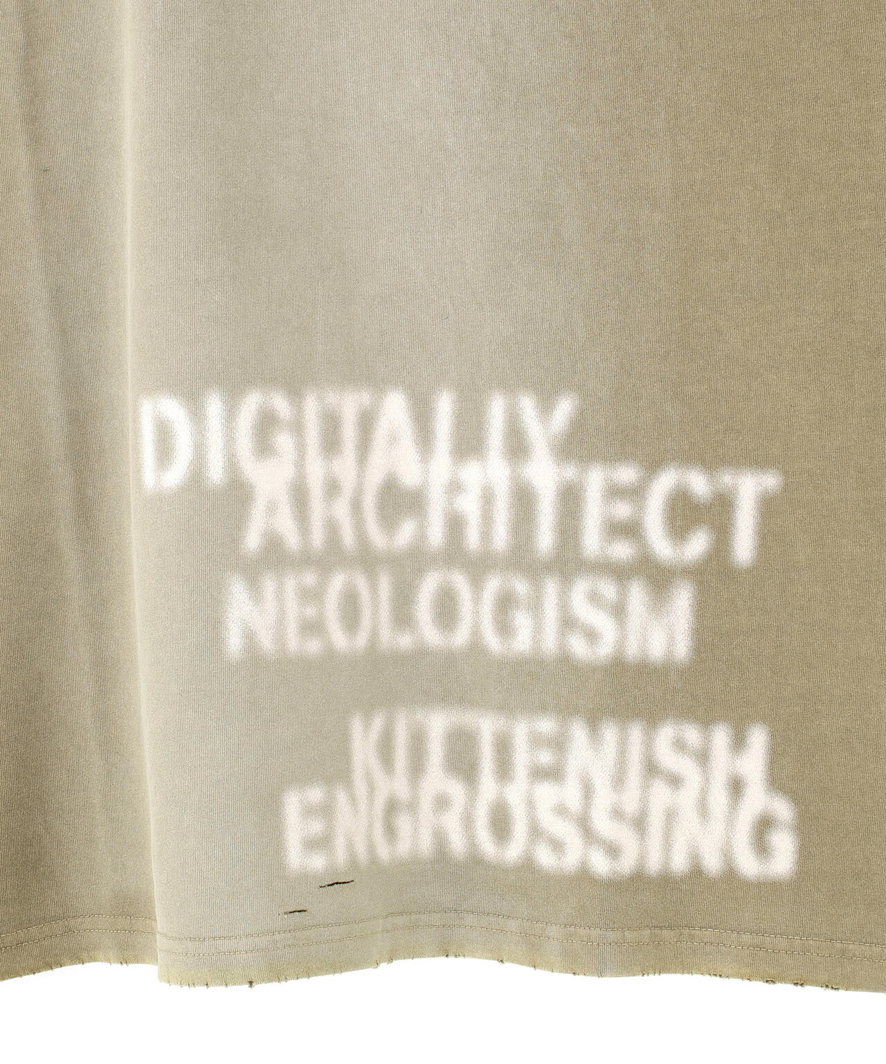 DankeSchon/ダンケシェーン/PIGMENT STENCIL S/S TEE