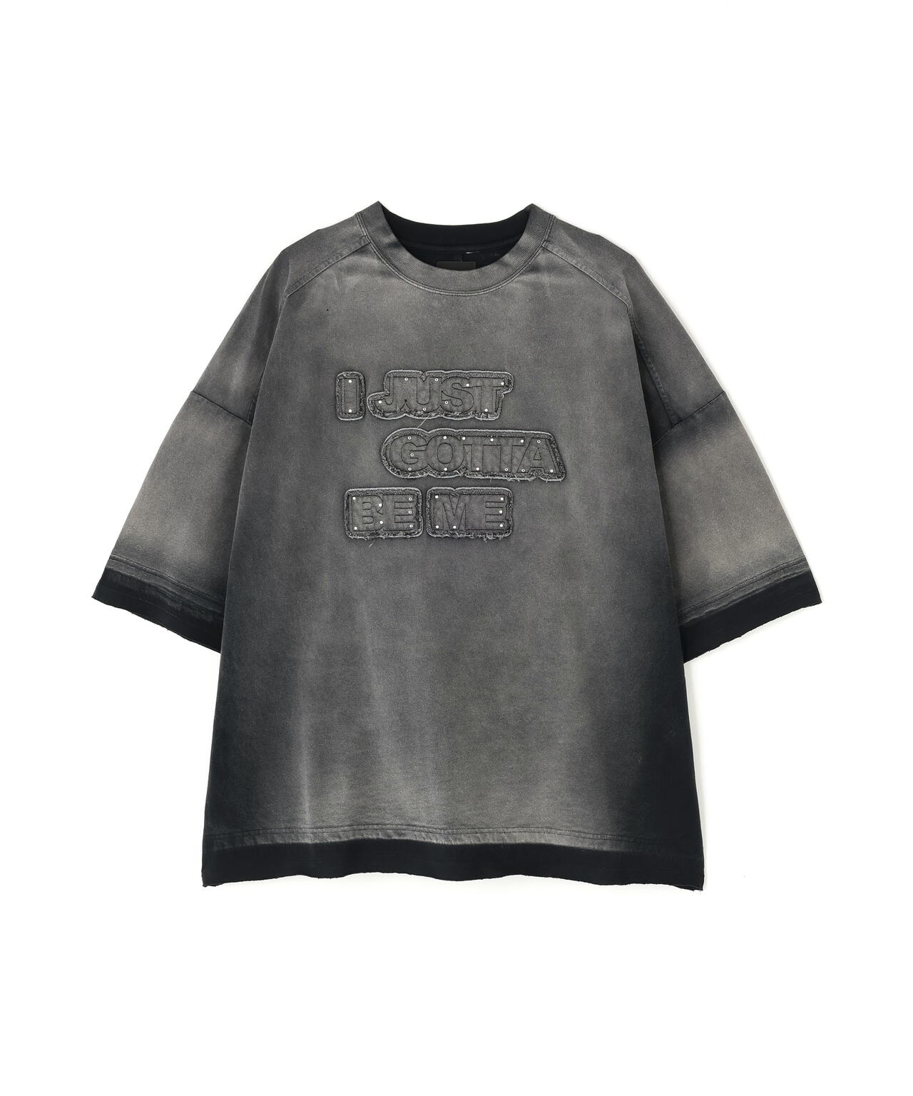 DankeSchon/ダンケシェーン/PIGMENT SPRAY S/S TEE JUST