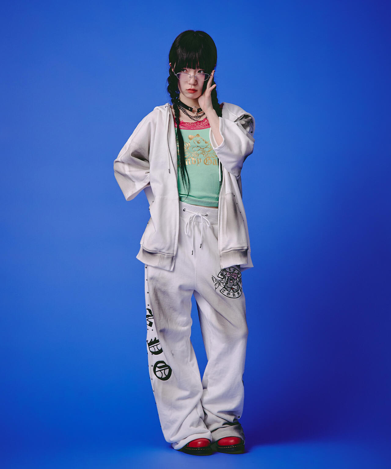 GALFY/ガルフィー/【LHP EXCLUSIVE】地雷ギャル スウェットパンツ