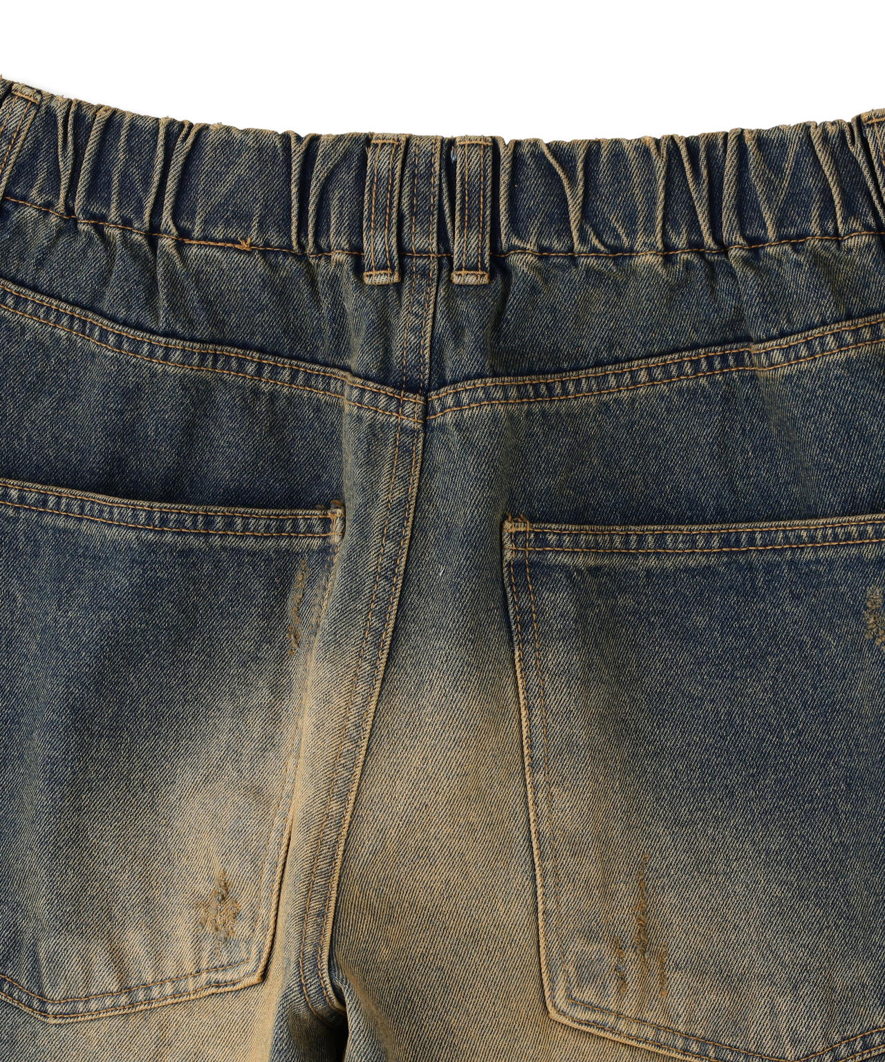 SIS/エスアイエス/Washed Wide Denim pants