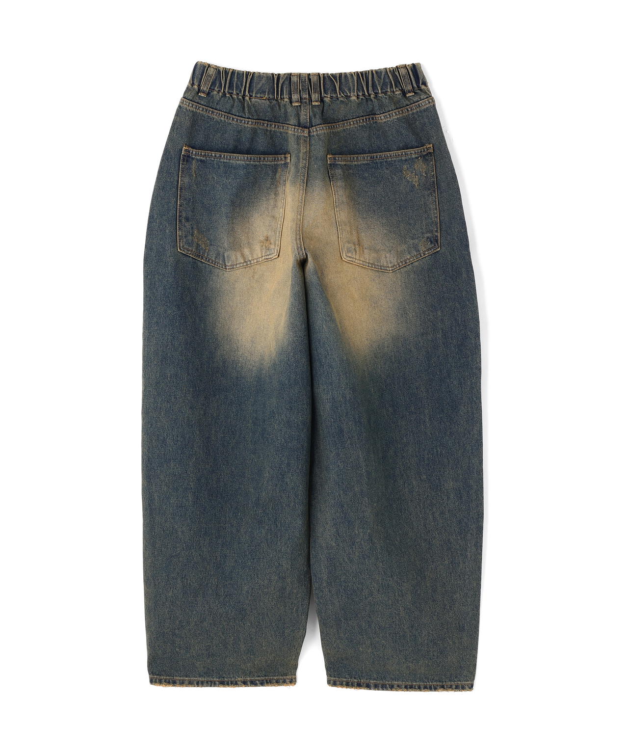 SIS/エスアイエス/Washed Wide Denim pants