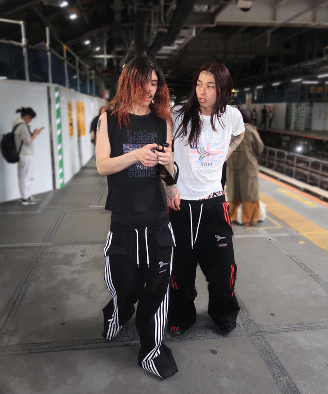 RECKLESS SCHOLARS×YORI SPORT/レックレス スカラーズ×ヨリスポーツ/【LHP別注】Side line pants