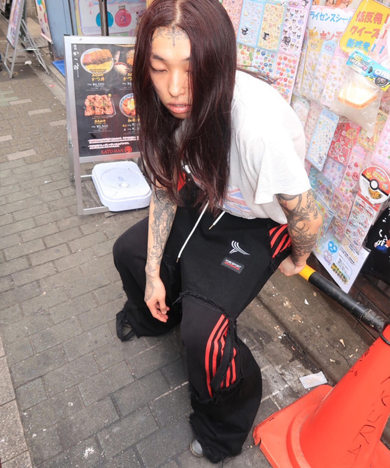RECKLESS SCHOLARS×YORI SPORT/レックレス スカラーズ×ヨリスポーツ/【LHP別注】Damege pants