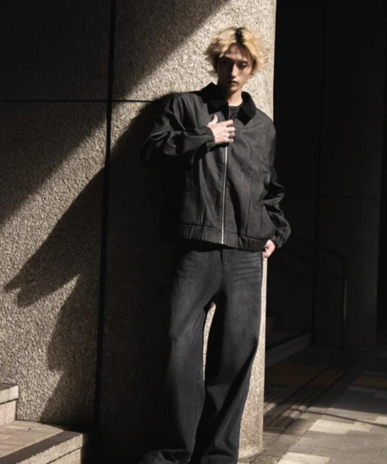 gibous/ギボス/corduroy denim jacket