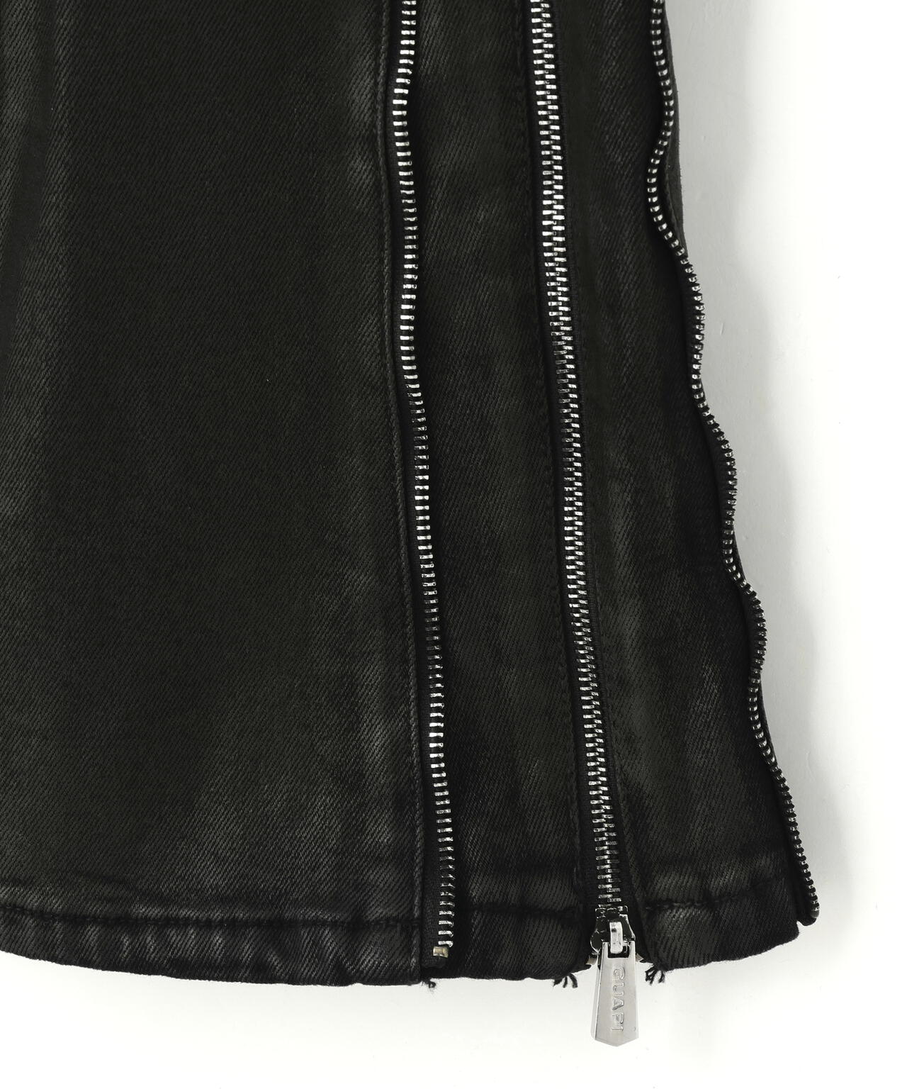GUAPI/グアピ/Black Coffin Arc Waxed Denim