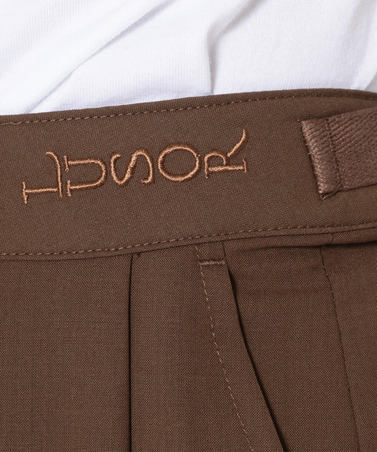 LUSOR（ルーソル）WOOL WIDE SLACKS