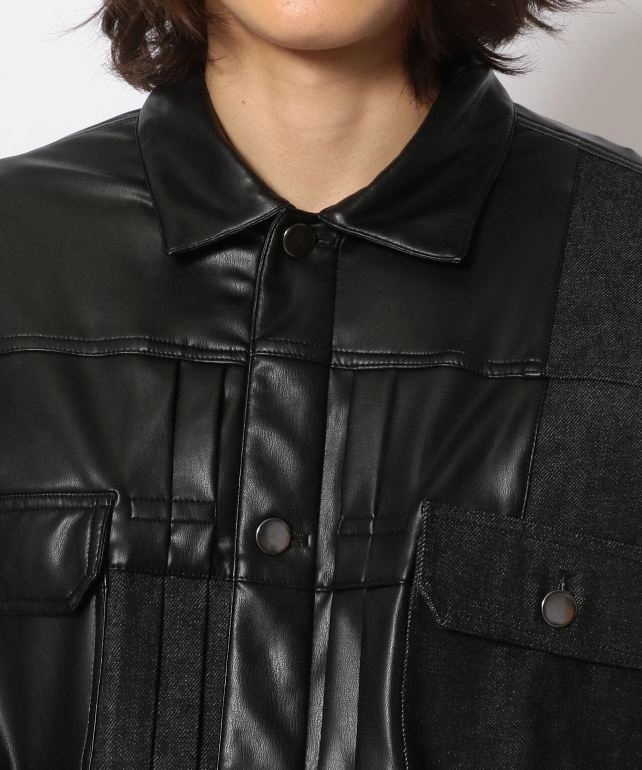 LUSOR（ルーソル）Ecoleather G JKT エコレザーGジャケット