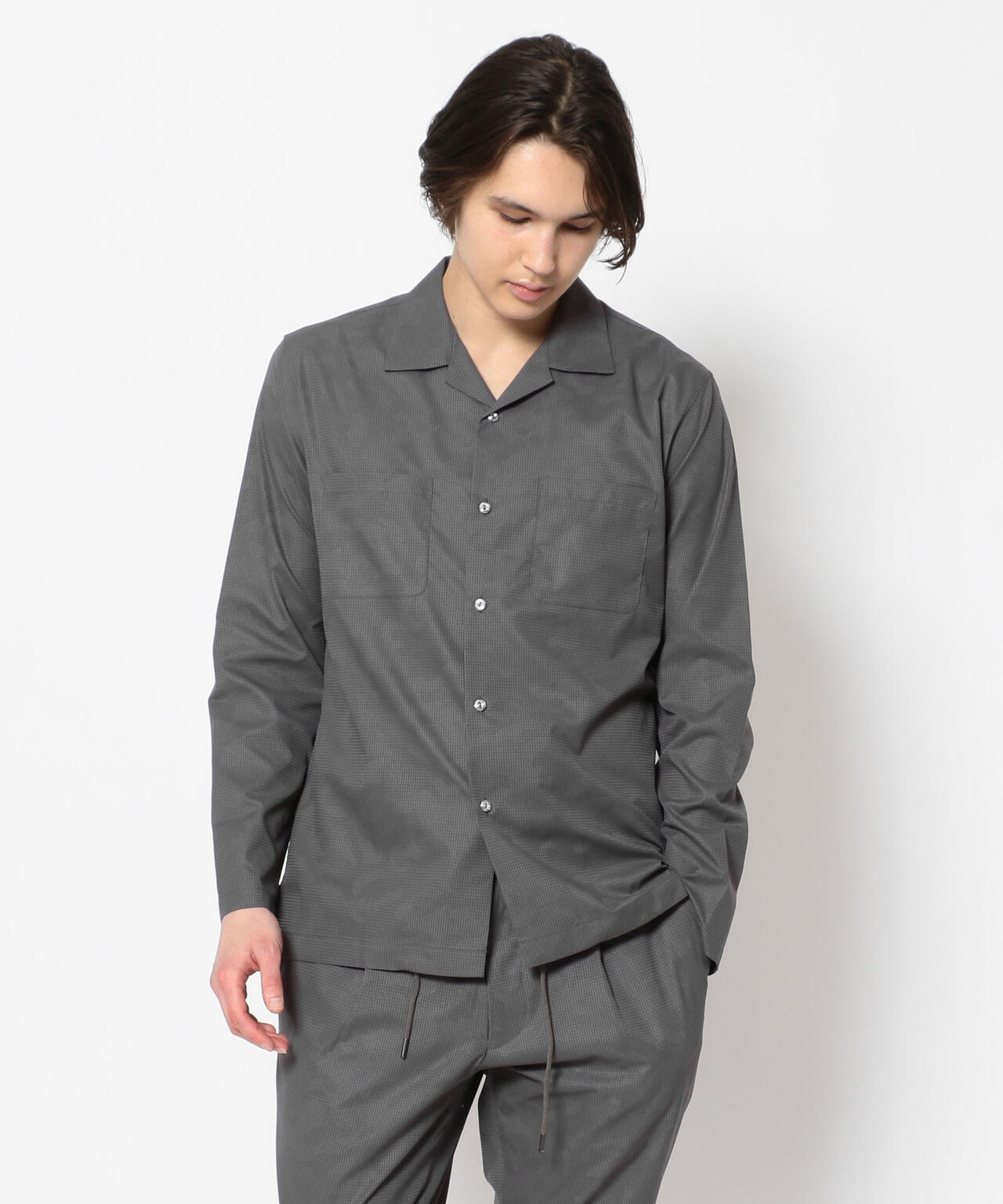 junhashimoto/ジュンハシモト/AIR DOT ALOHA  L/S SHIRTS