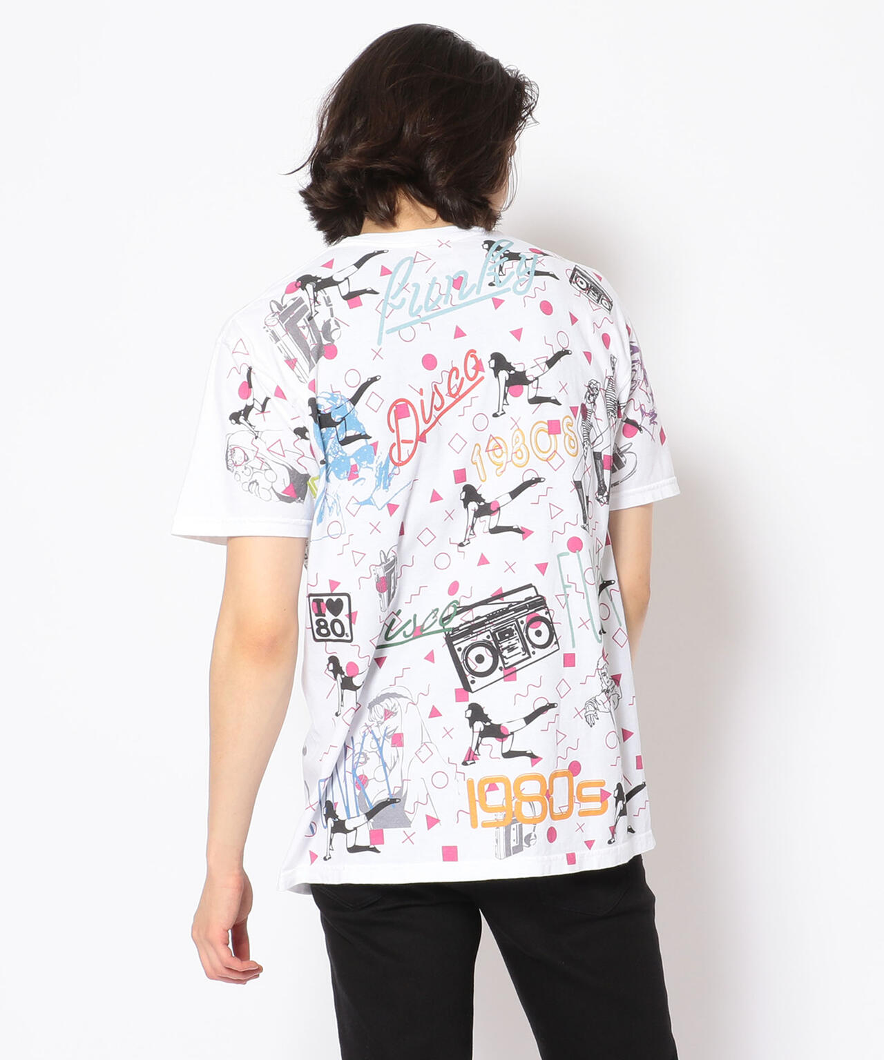 Kare/ME（カーミー）1980総柄Tシャツ