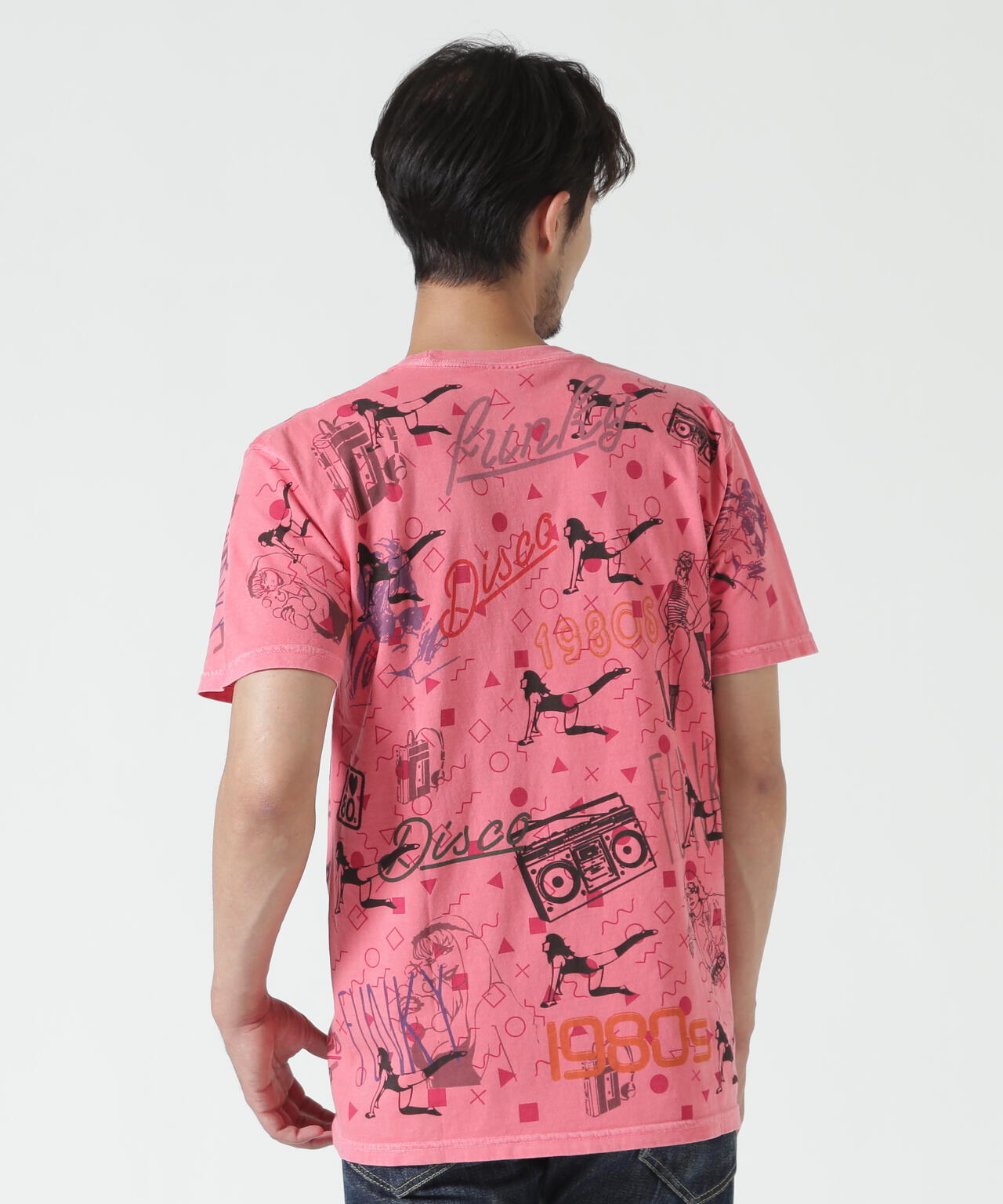 Kare/ME（カーミー）1980総柄Tシャツ