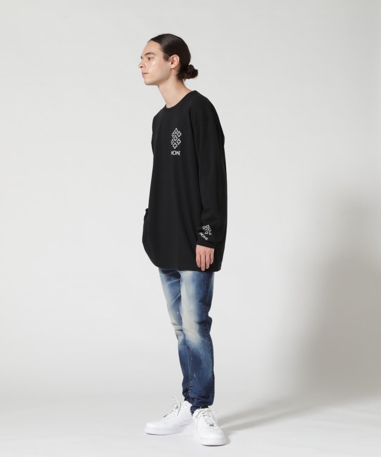 ENONE エノン/Feel The Luck Print Tee フィールザラックプリントロンT