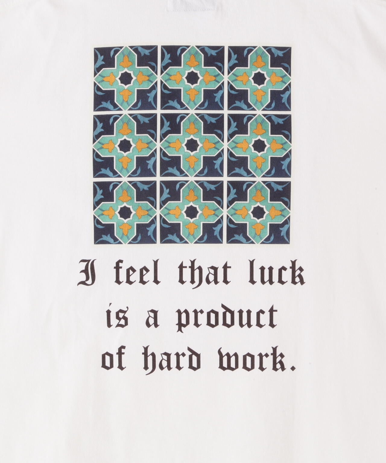 ENONE エノン/Feel The Luck Print Tee フィールザラックプリントロンT