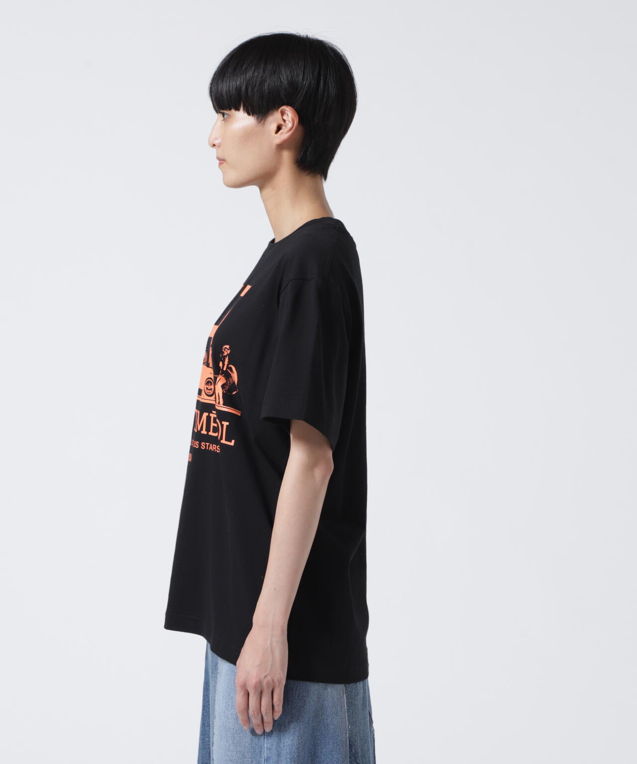 Kare/ME（カーミー）H MM Tシャツオレンジプリント