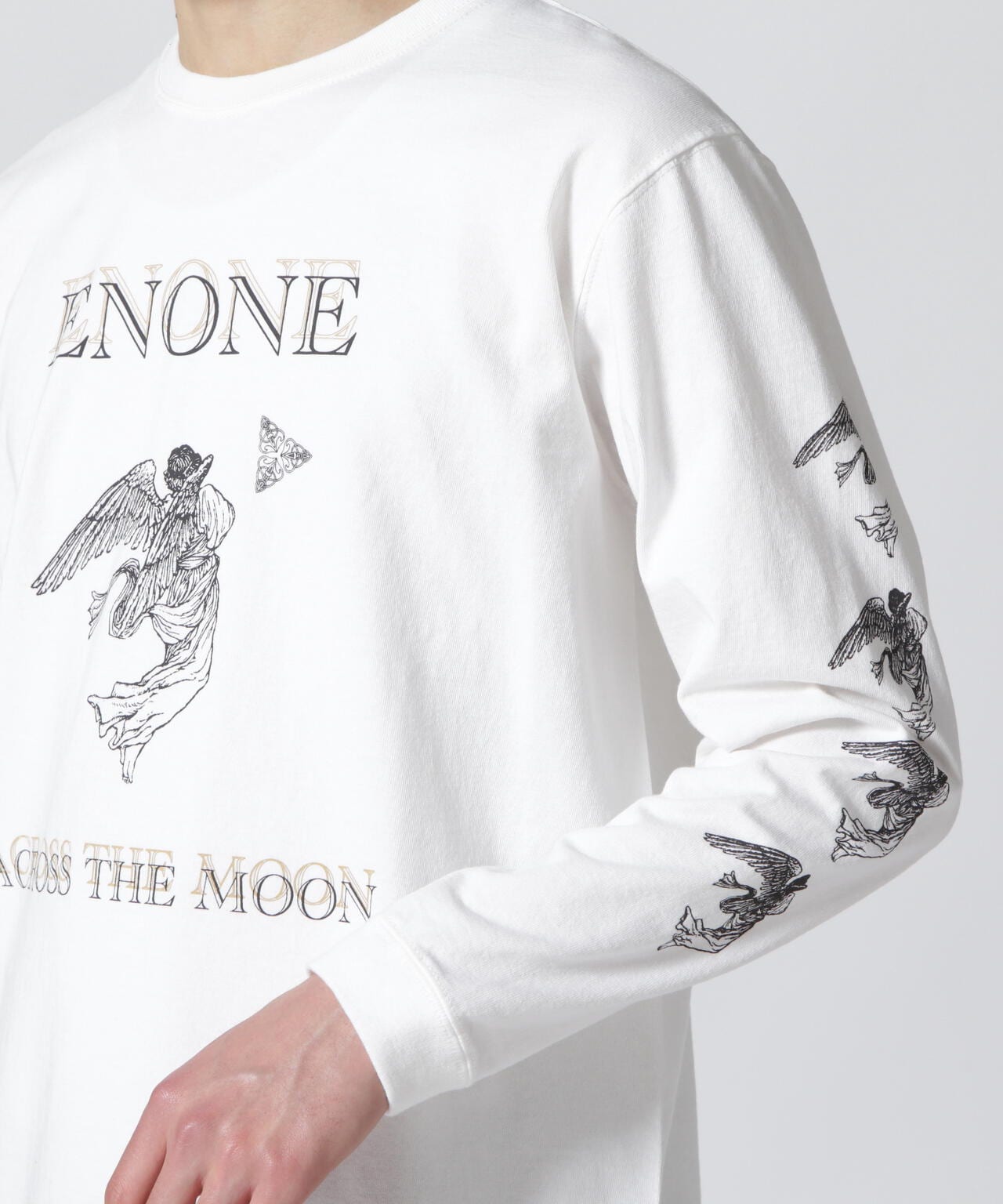 ENONE エノン/ACROSS THE MOON PRINT TEE