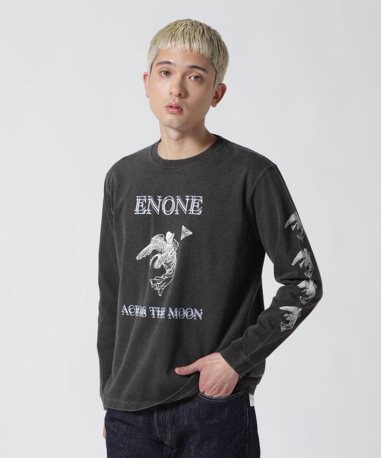 ENONE エノン/ACROSS THE MOON PRINT TEE