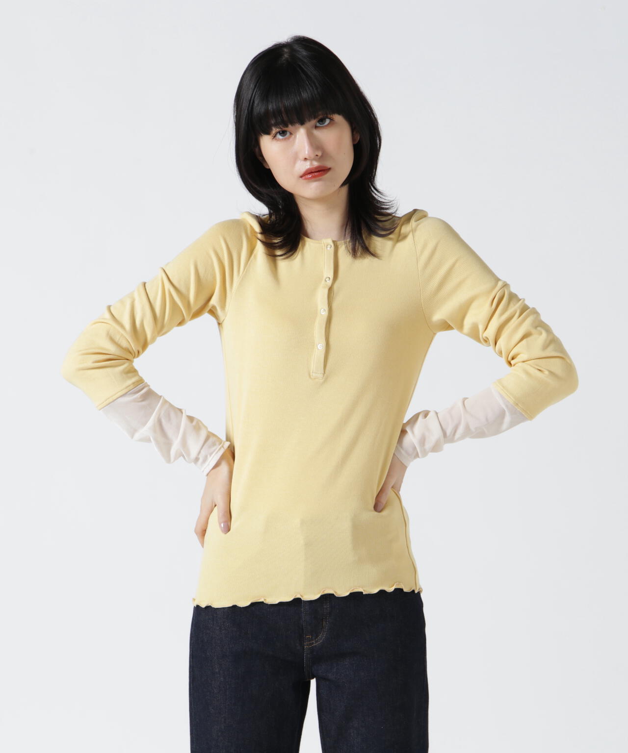 ANTHOM(アントム) 別注２ＷＡＹソデチュールロングスリーブTシャツ