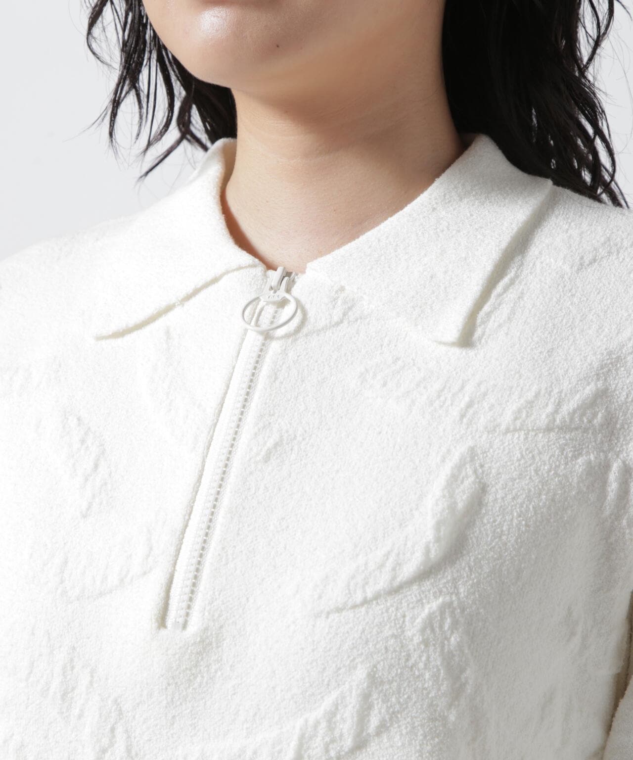 HCAE(エイチシーエーイー) 別注HALF ZIP KNIT SHORT