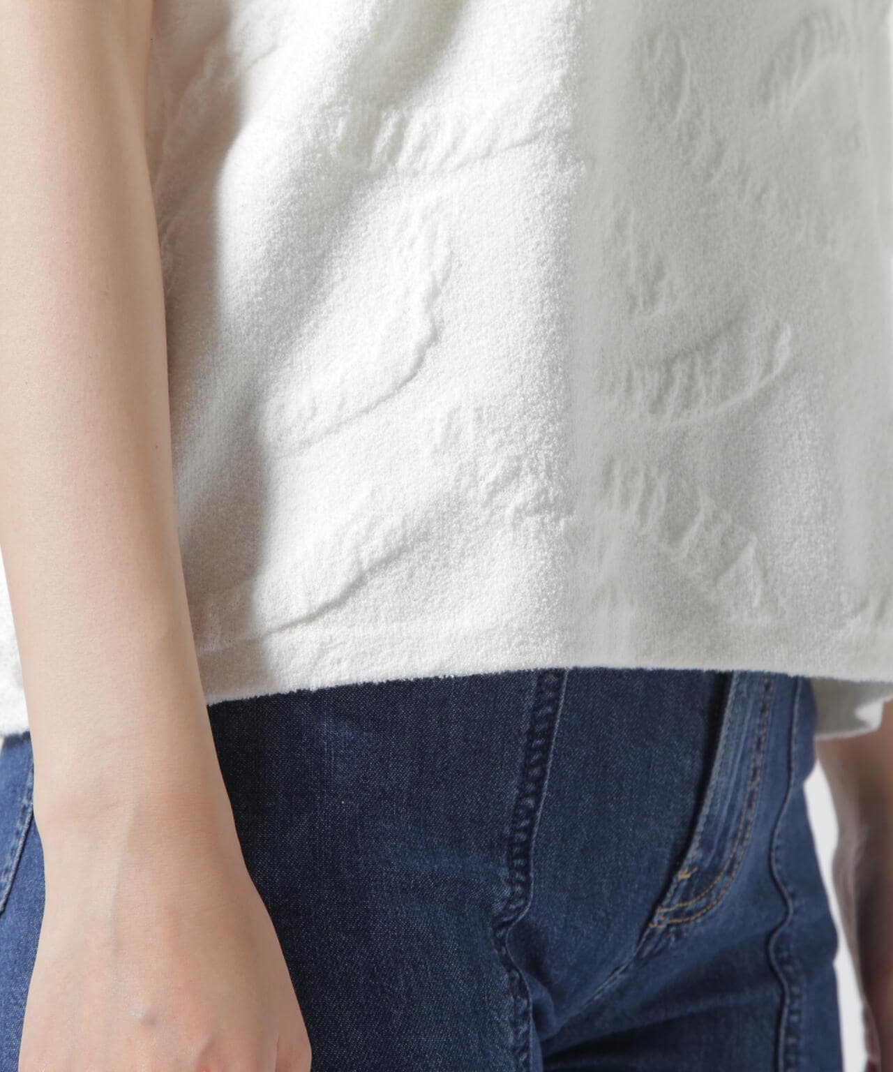 HCAE(エイチシーエーイー) 別注HALF ZIP KNIT SHORT