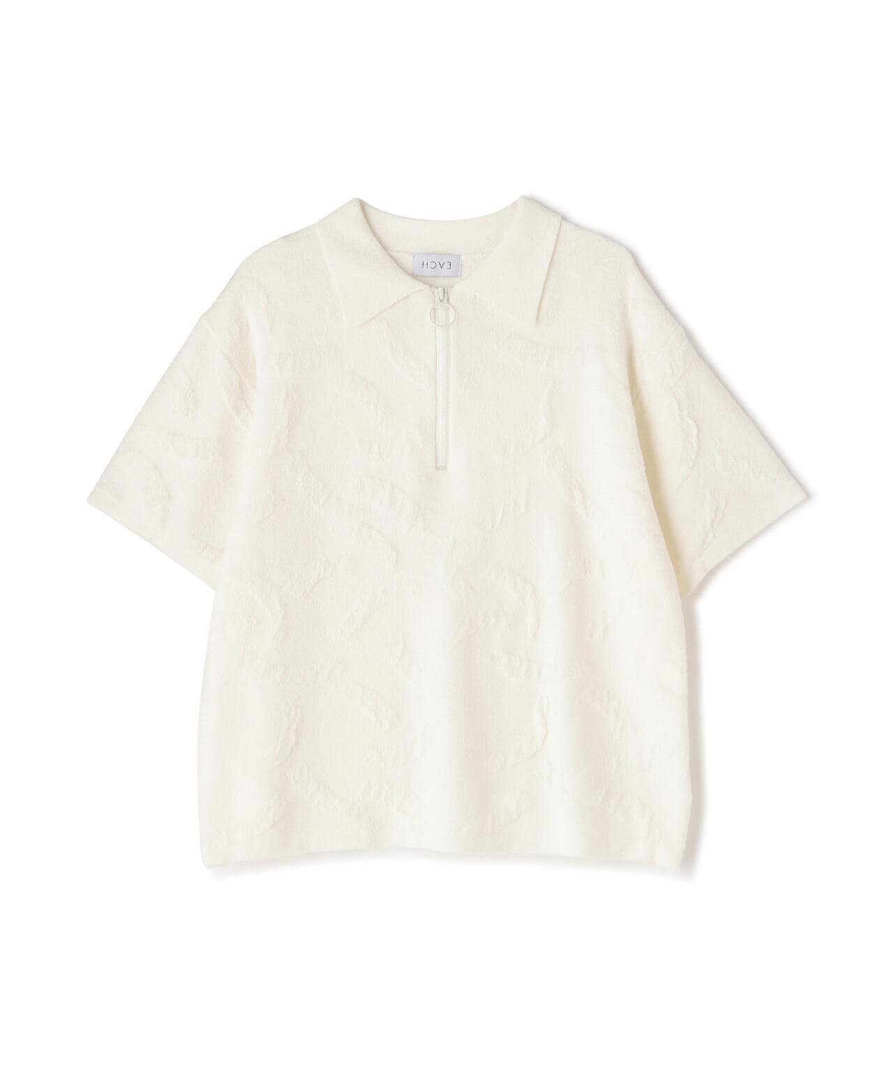 HCAE(エイチシーエーイー) 別注HALF ZIP KNIT SHORT