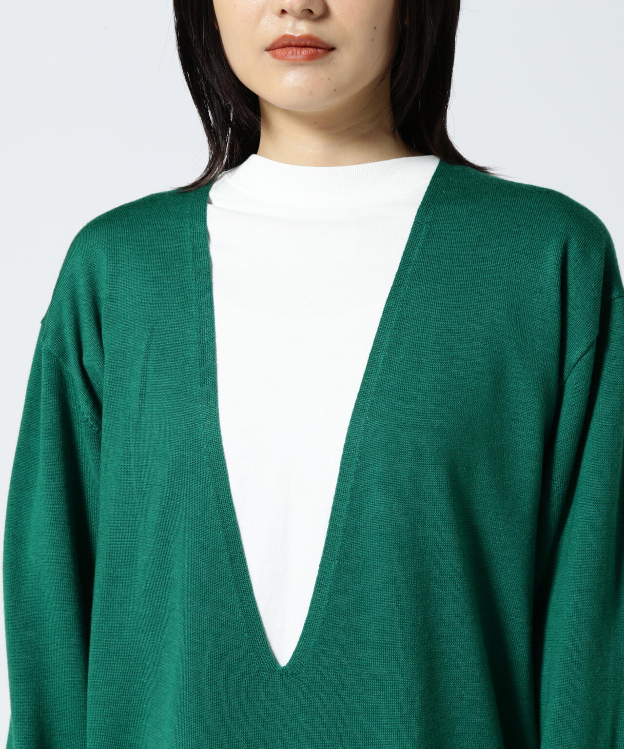 DROIT BELLO(ドロイトベロ) エルボーホールデザインニット