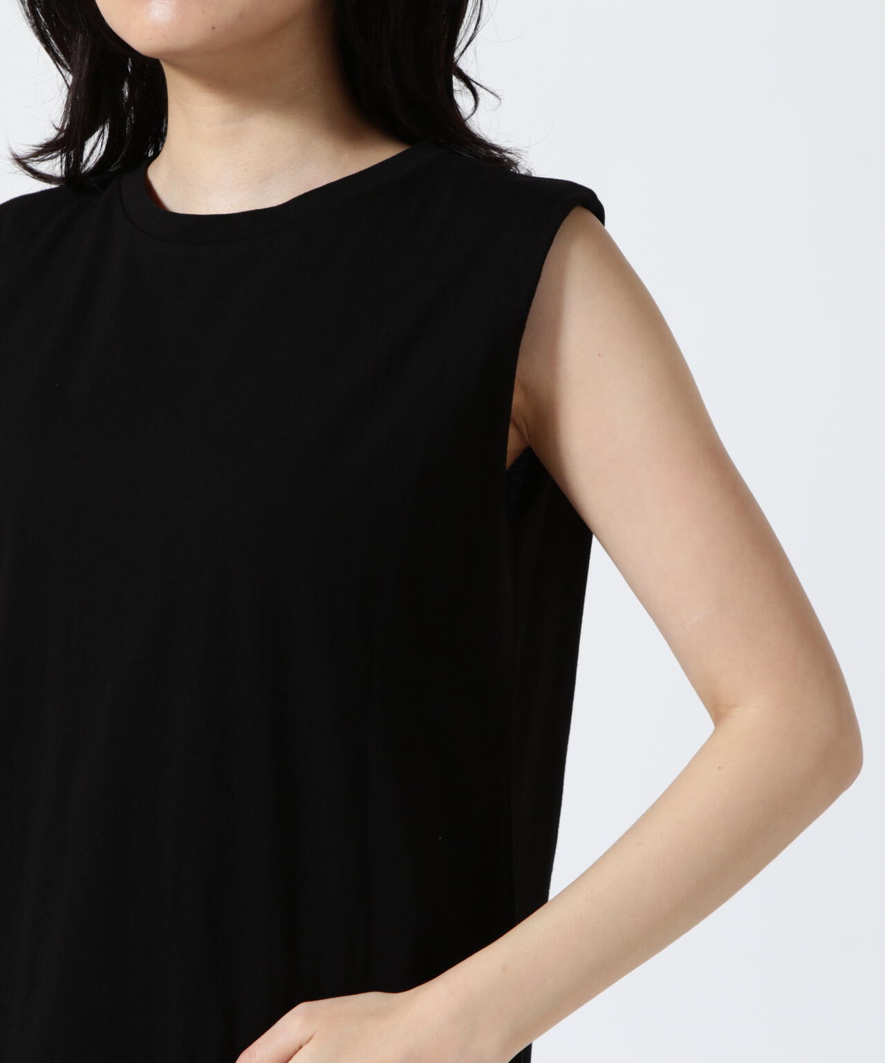 DROIT BELLO (ドロイトベロ) レイヤードシアーTシャツ