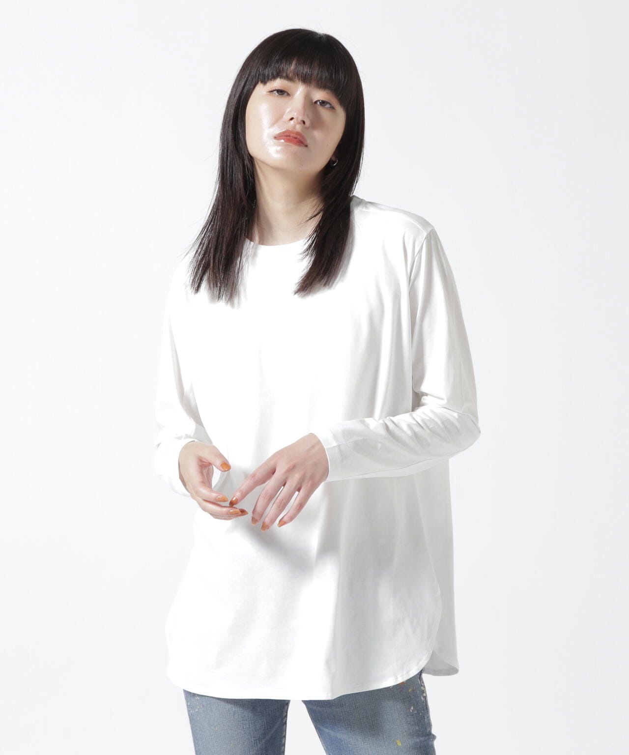DROIT BELLO（ドロイトベロ）裾ラウンドロンＴ２