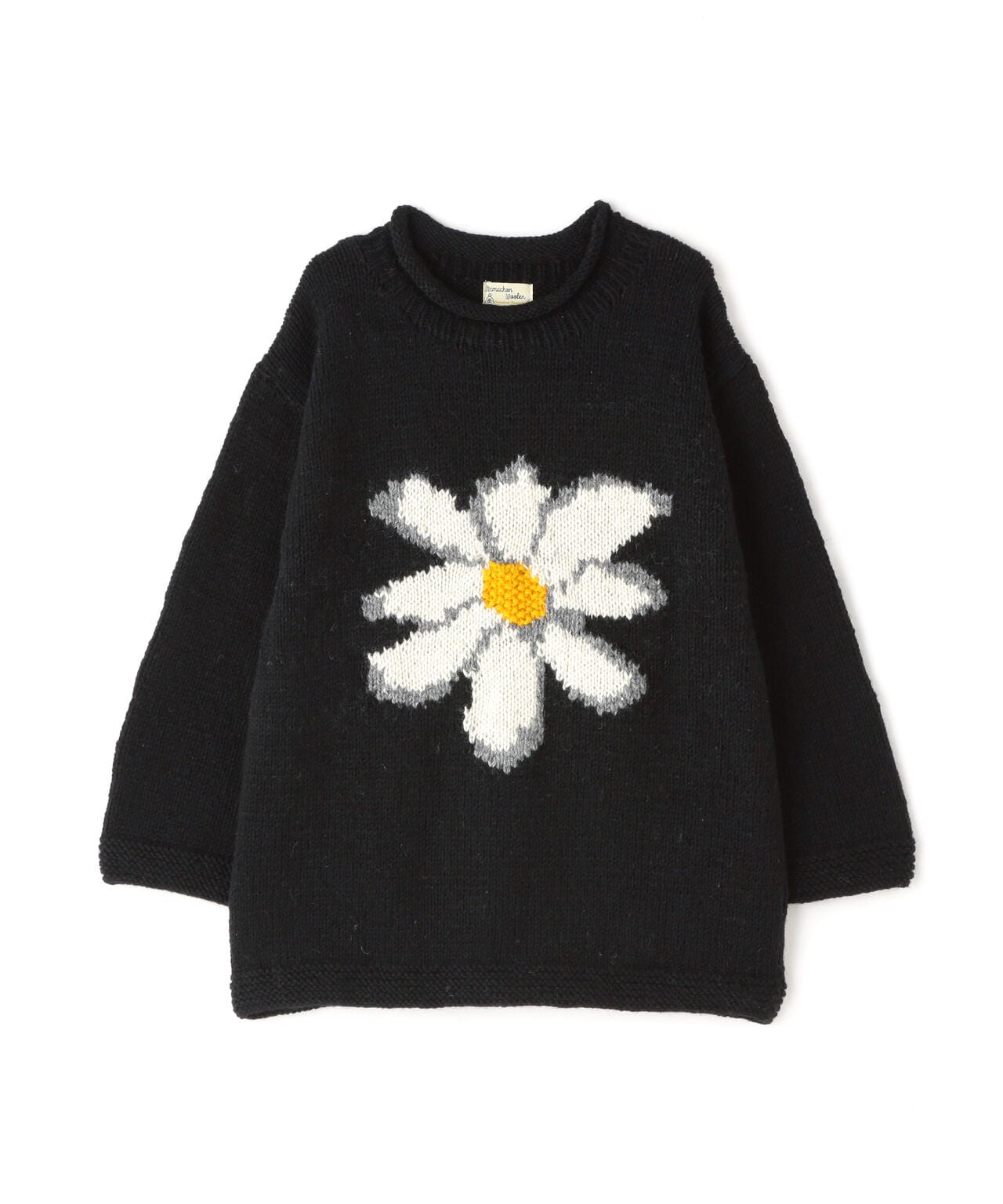 MacMahon Knitting Mills/マクマホンニッティングミルズ　Roll Neck Knit-Flower