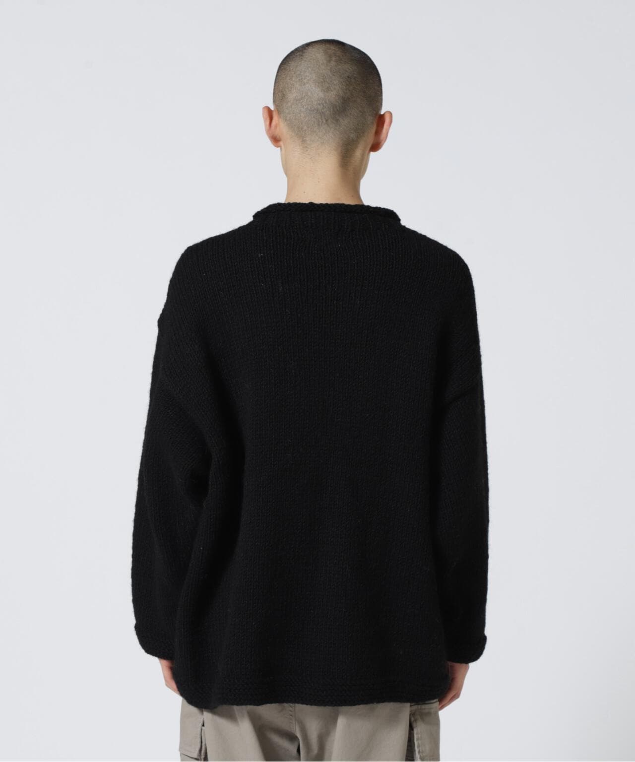 MacMahon Knitting Mills/マクマホンニッティングミルズ　Roll Neck Knit-Flower