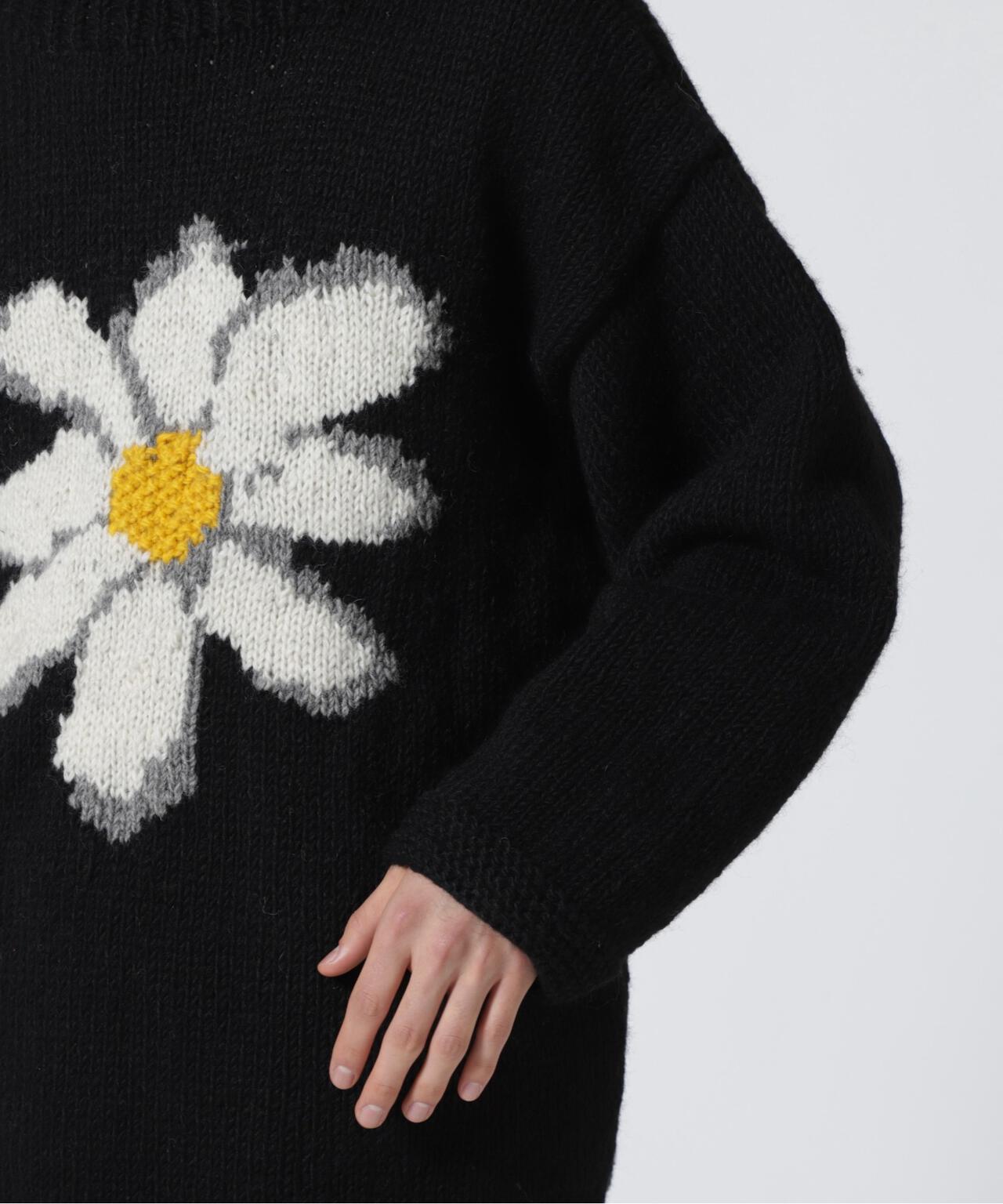 MacMahon Knitting Mills/マクマホンニッティングミルズ　Roll Neck Knit-Flower