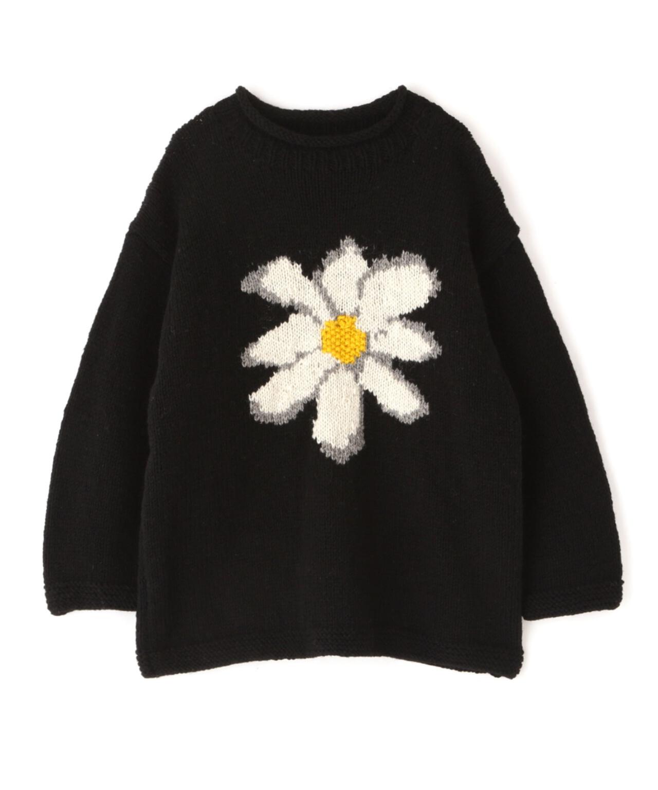 MacMahon Knitting Mills/マクマホンニッティングミルズ　Roll Neck Knit-Flower