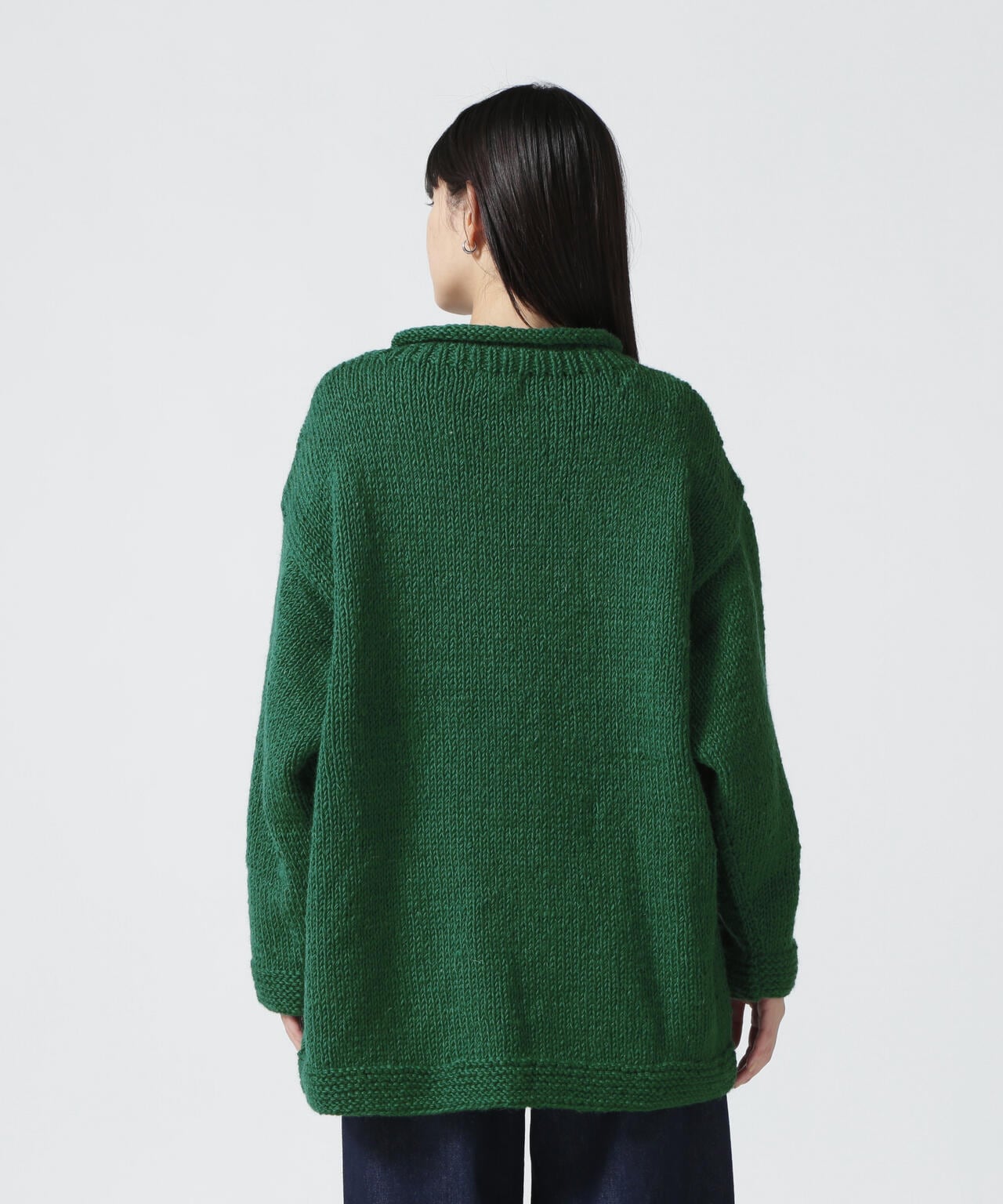 MacMahon Knitting Mills/マクマホンニッティングミルズ　Roll Neck Knit-Flower