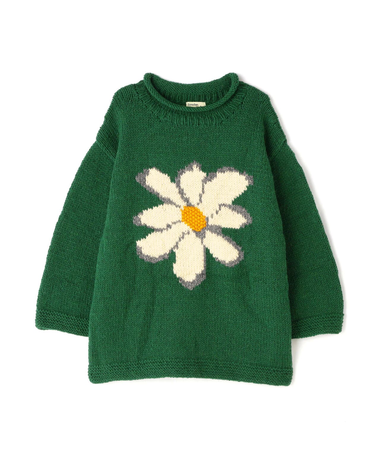 MacMahon Knitting Mills/マクマホンニッティングミルズ　Roll Neck Knit-Flower